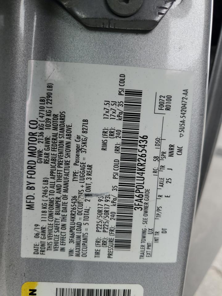 2019 Ford Fusion - Image 15