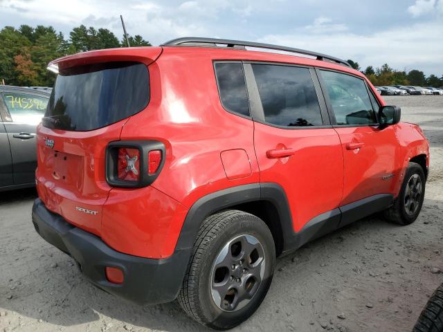  JEEP RENEGADE 2018 Красный