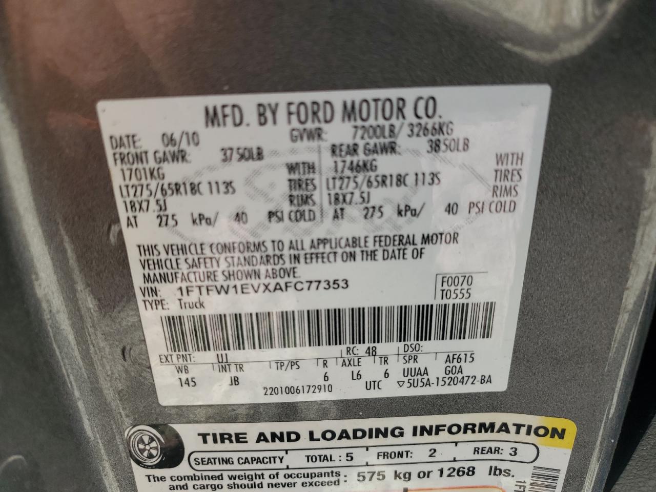 2010 Ford F-150 - Image 13
