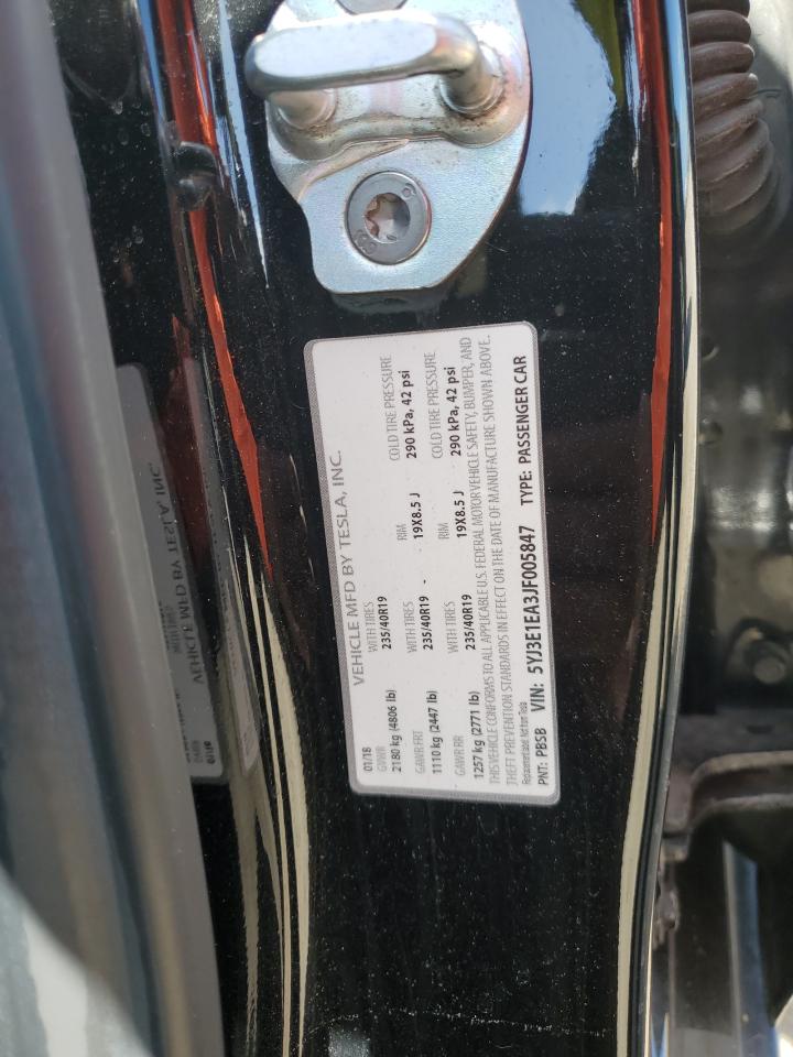 5YJ3E1EA3JF005847 2018 Tesla Model 3