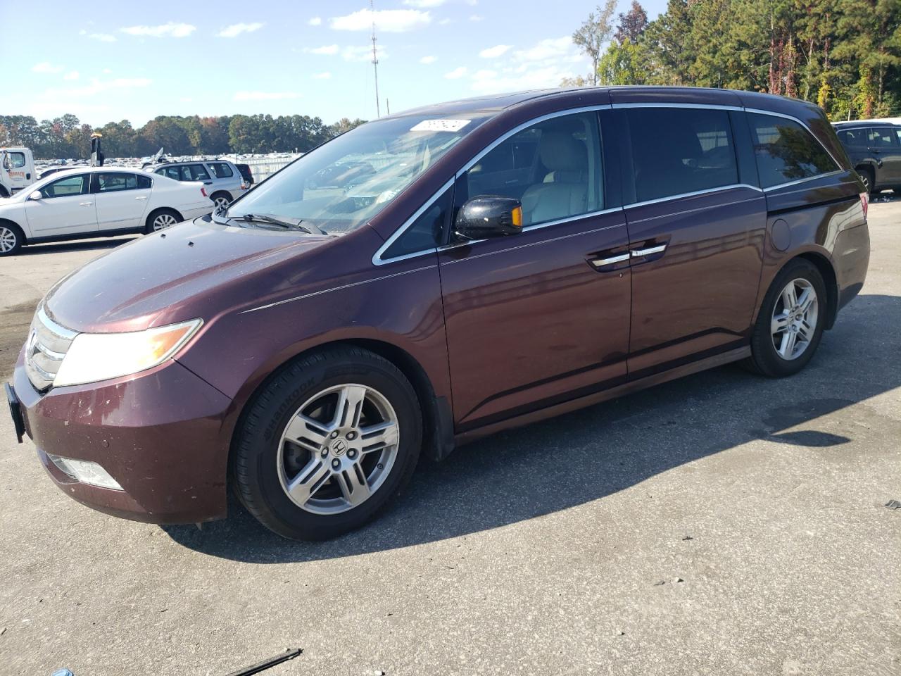 2012 Honda Odyssey Touring VIN: 5FNRL5H90CB022178 Lot: 76675424