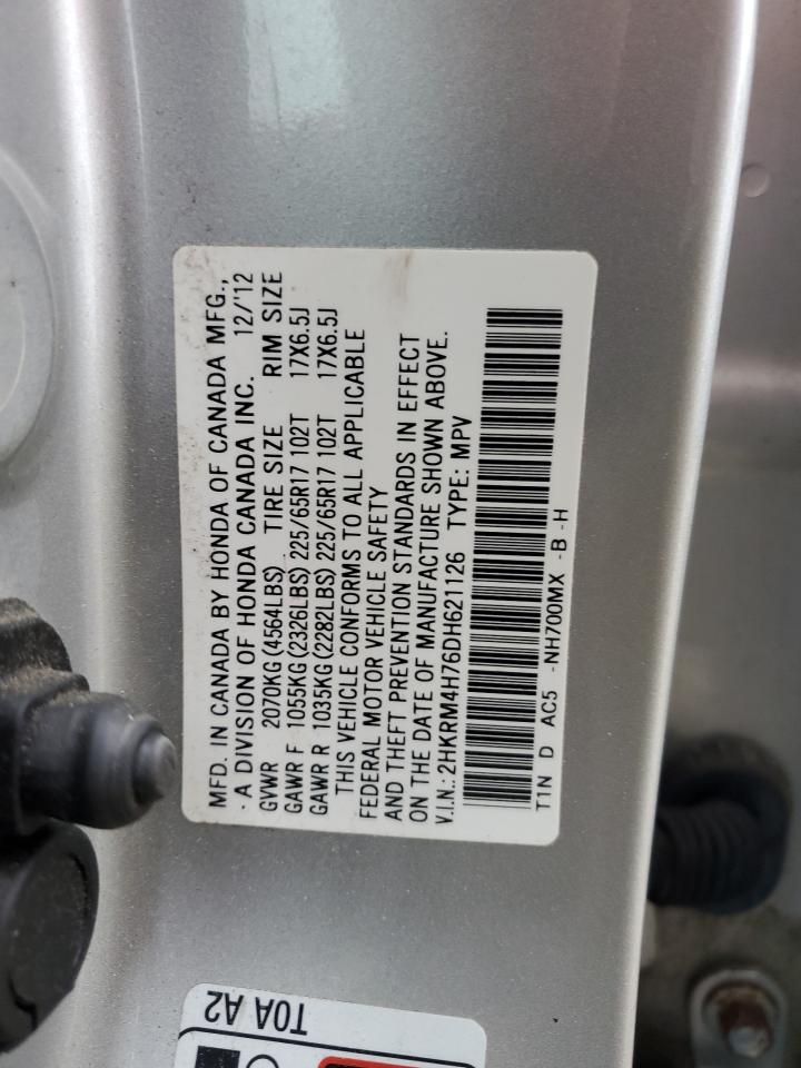 2HKRM4H76DH621126 2013 Honda Cr-V Exl