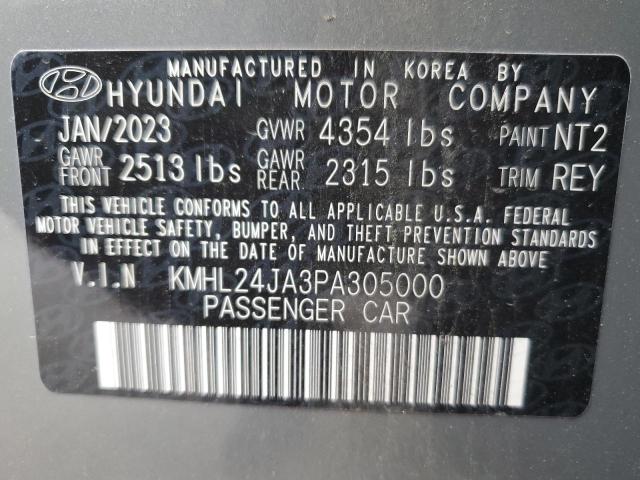 KMHL24JA3PA305000 Hyundai Sonata SE 13