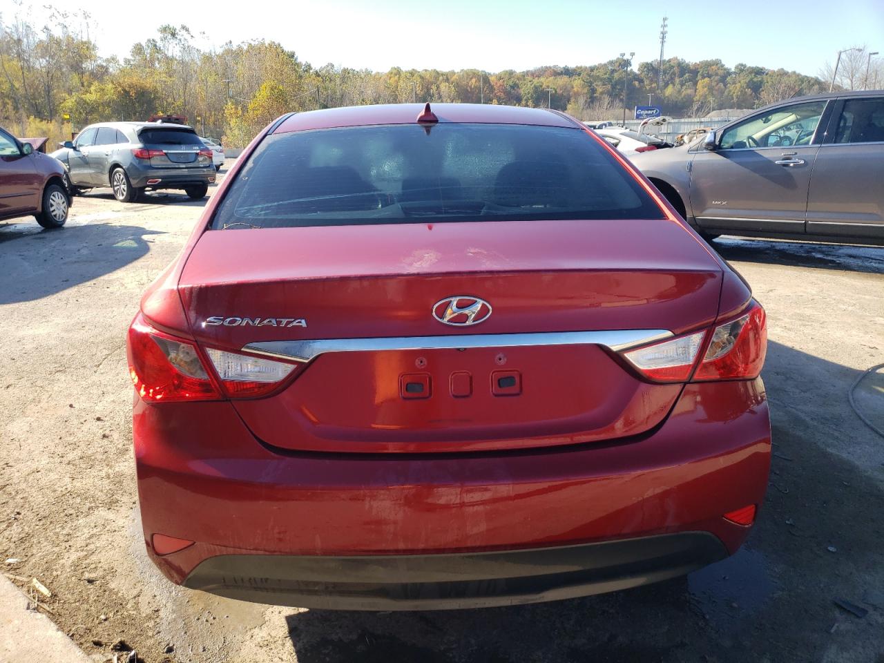 2014 Hyundai Sonata Gls VIN: 5NPEB4AC7EH893035 Lot: 77120234