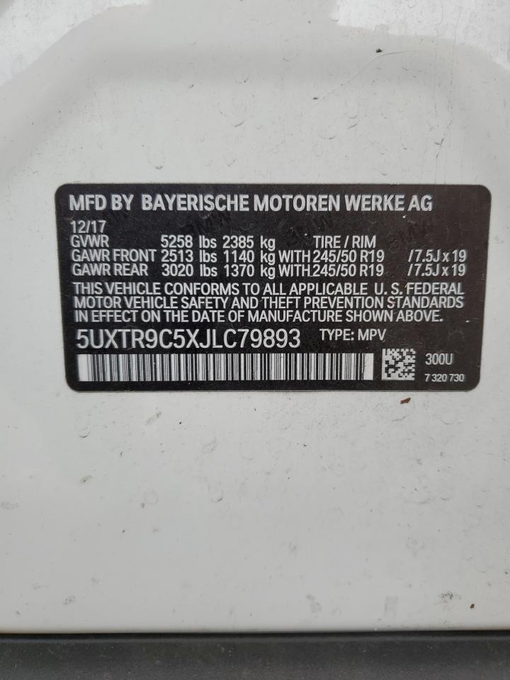 5UXTR9C5XJLC79893 2018 BMW X3 - Image 15