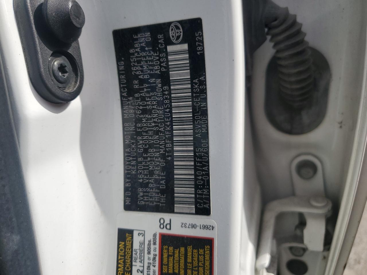2014 Toyota Camry - Image 13