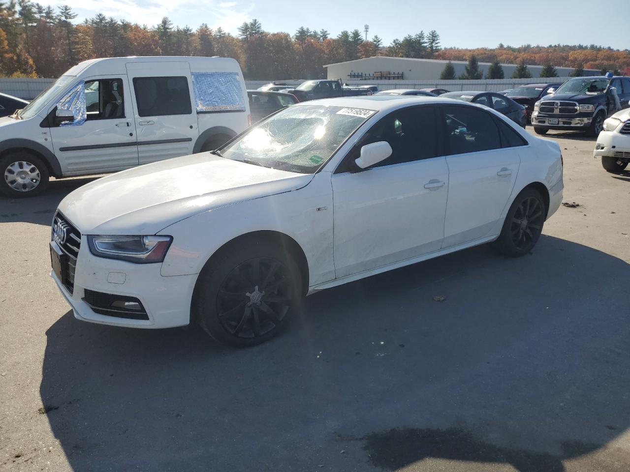 2014 Audi A4 Premium VIN: WAUDFAFL8EN024951 Lot: 77519524