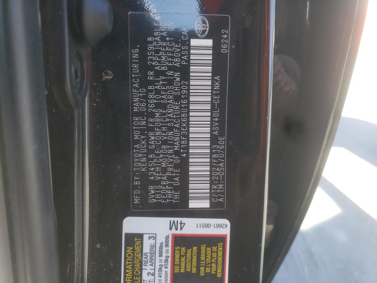 2011 Toyota Camry - Image 13