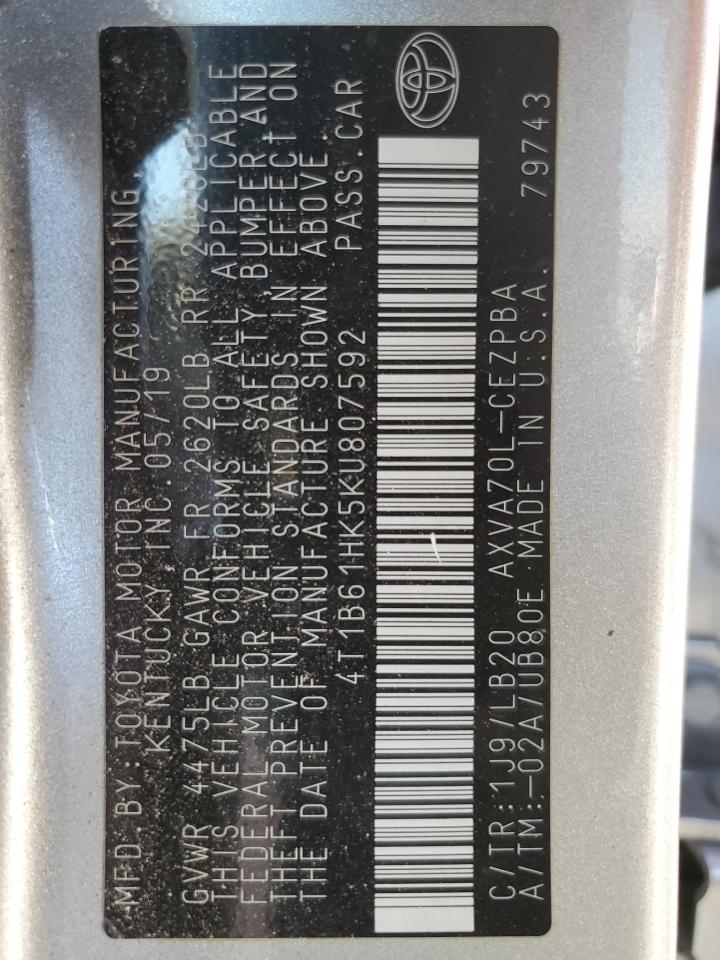 2019 Toyota Camry - Image 12
