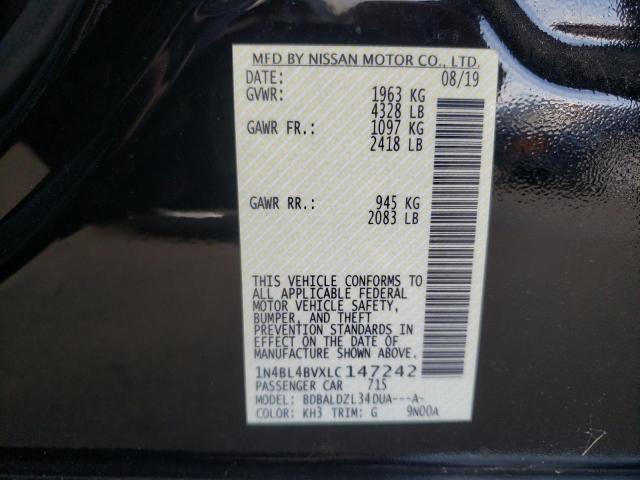 1N4BL4BVXLC147242 Nissan Altima S 12