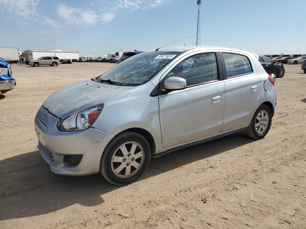 2014 Mitsubishi Mirage Es VIN: ML32A4HJ8EH021605 Lot: 76421624