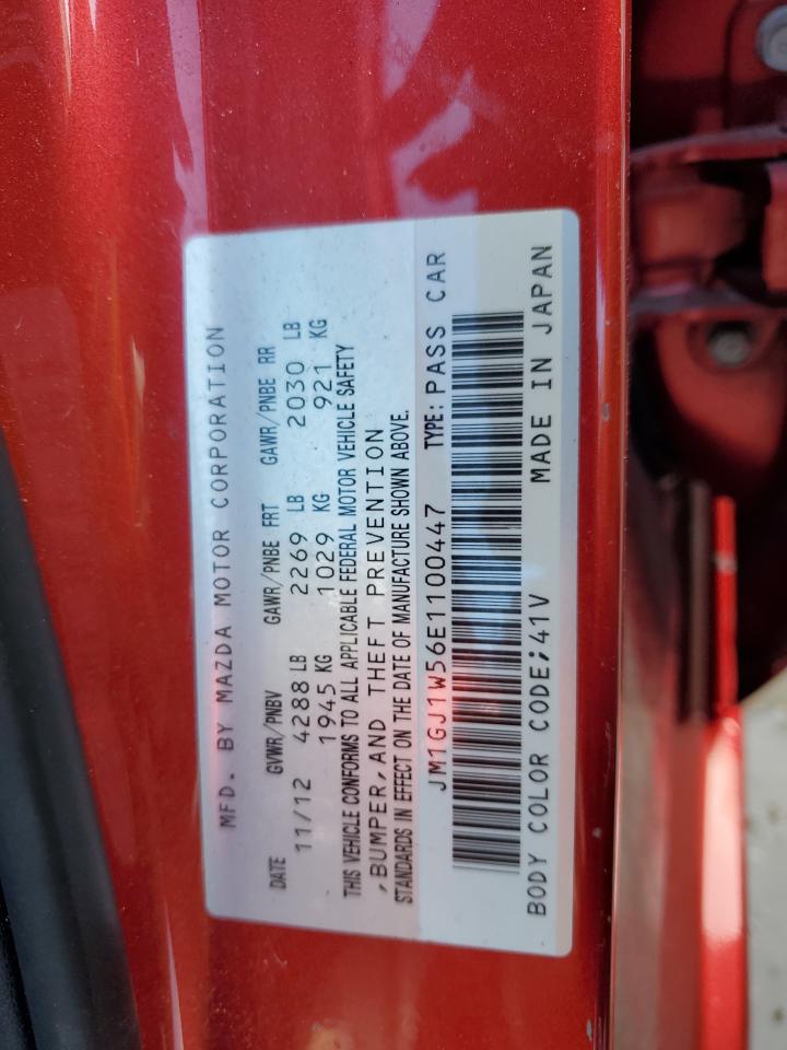 2014 Mazda 6 Grand Touring VIN: JM1GJ1W56E1100447 Lot: 77227554