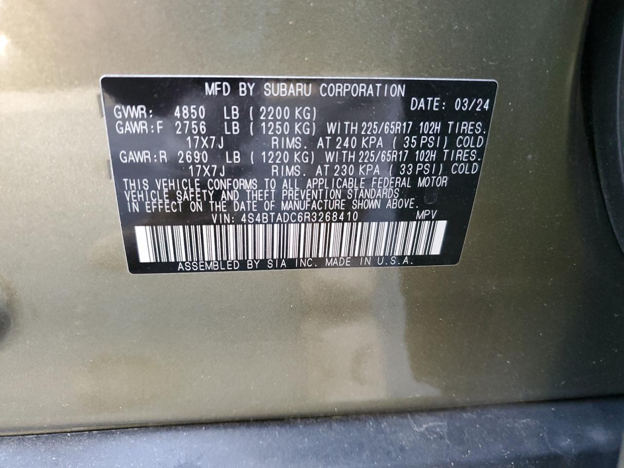 2024 Subaru Outback - Image 13