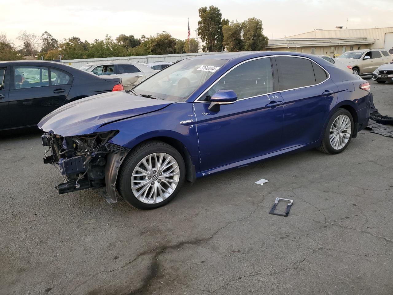 2018 Toyota Camry Hybrid VIN: 4T1B21HK9JU504566 Lot: 77640004