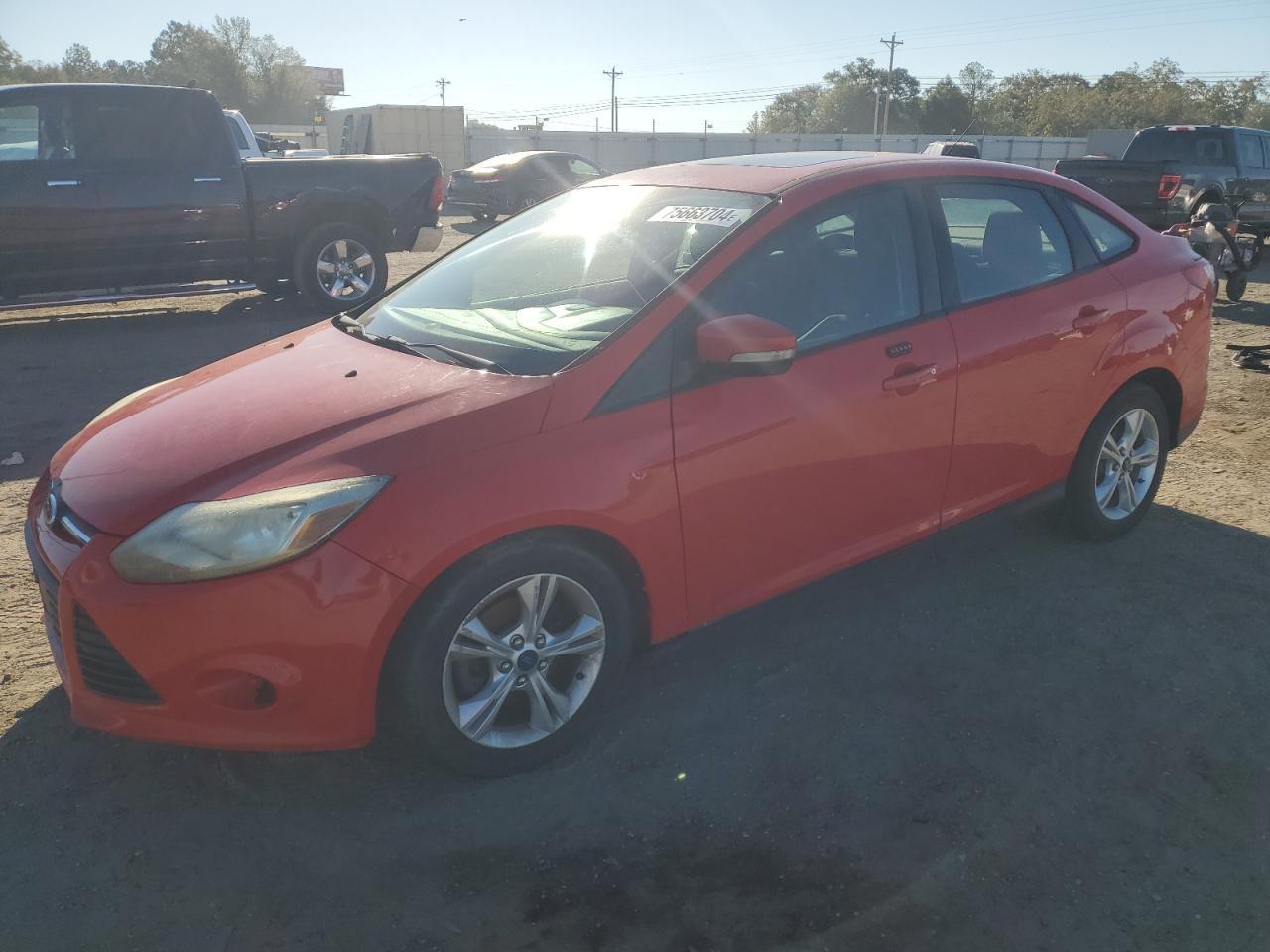 2013 Ford Focus Se VIN: 1FADP3F20DL317519 Lot: 75663704