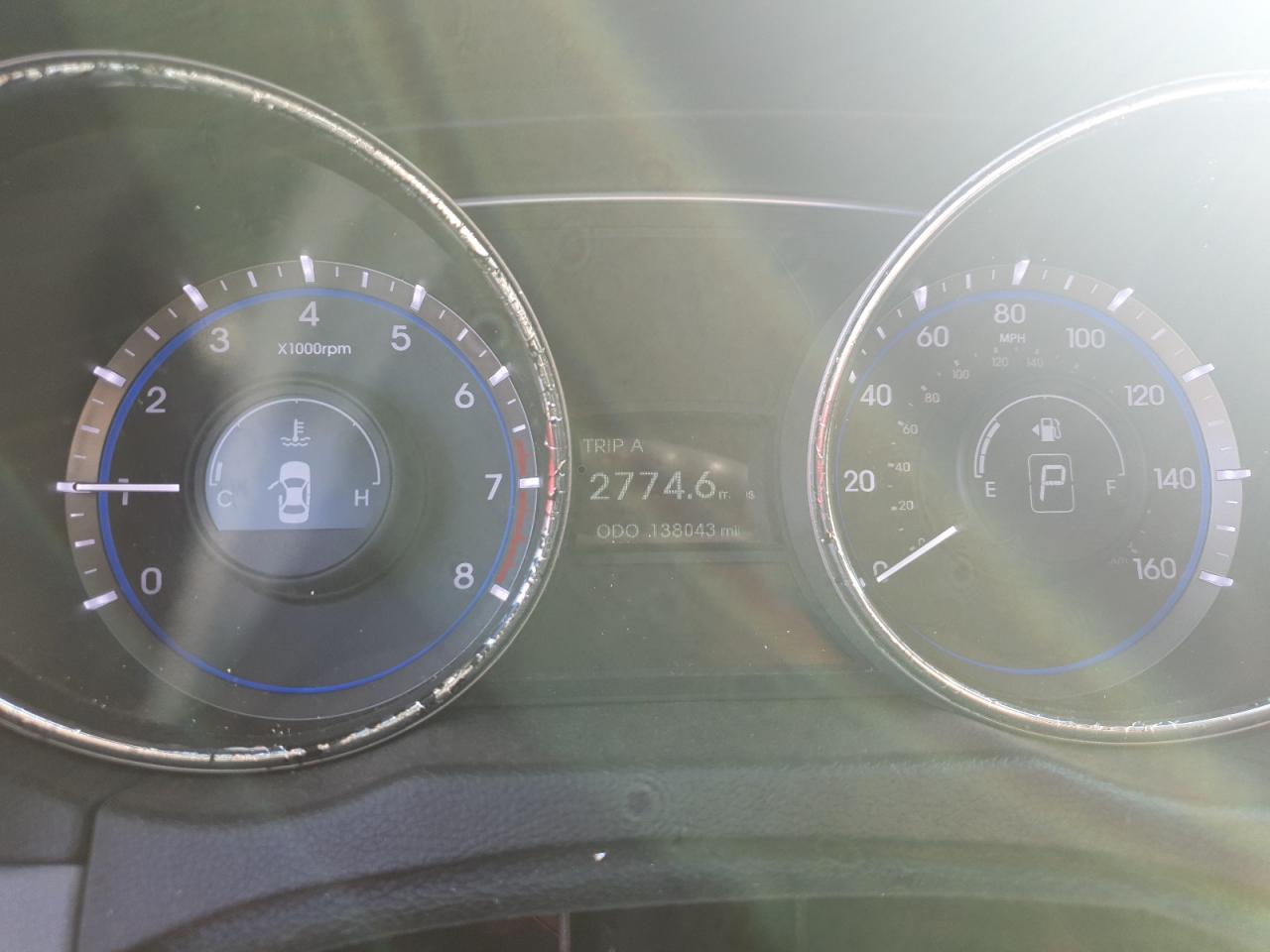 2013 Hyundai Sonata Gls VIN: 5NPEB4AC8DH708036 Lot: 72876234