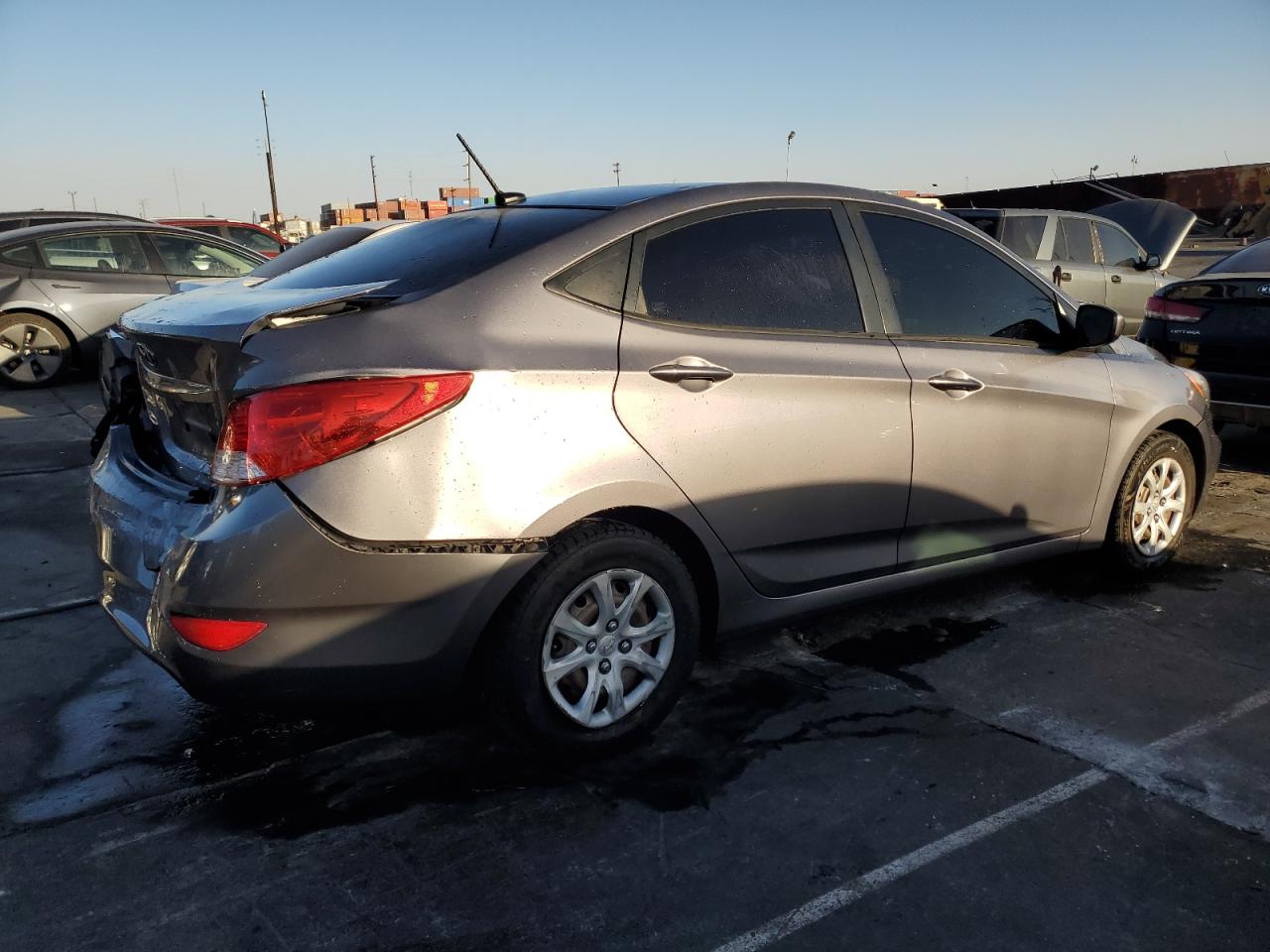 VIN KMHCT4AE2EU713418 2014 HYUNDAI ACCENT no.3