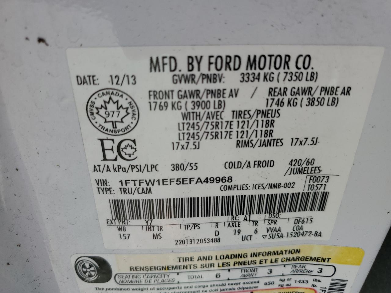 2014 Ford F-150 - Image 13