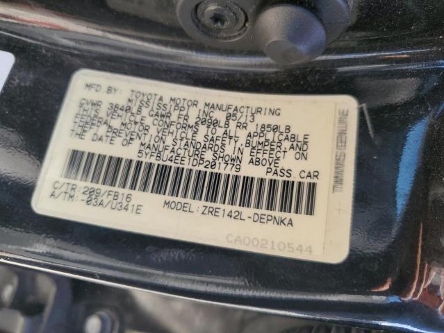 2013 TOYOTA COROLLA BASE