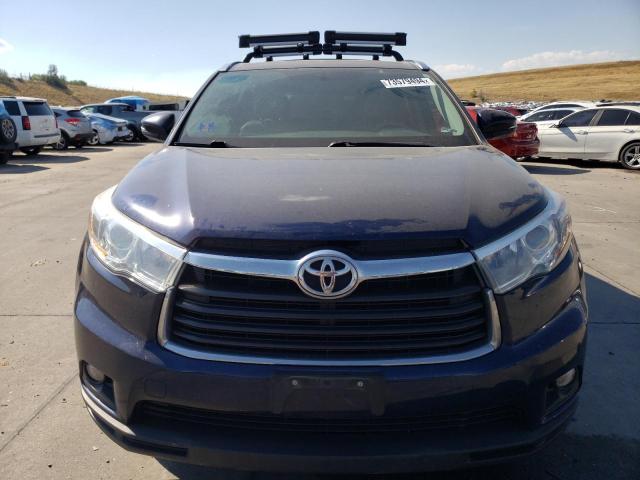  TOYOTA HIGHLANDER 2015 Синий