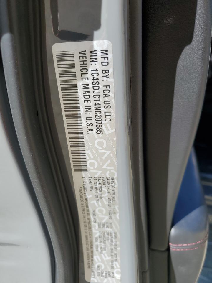 2022 Dodge Durango R/T VIN: 1C4SDJCT4NC207585 Lot: 74379894