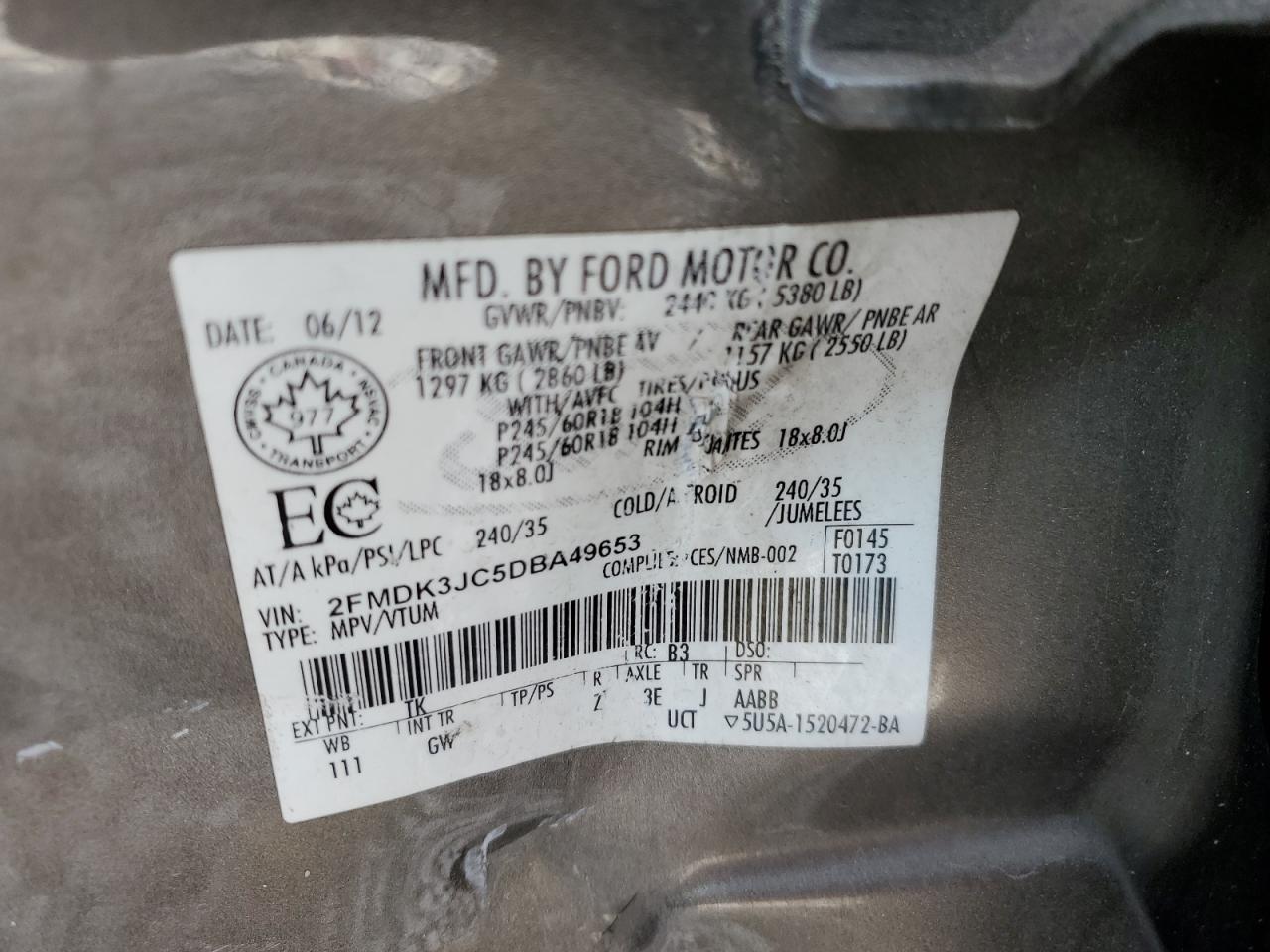 2013 Ford Edge - Image 13