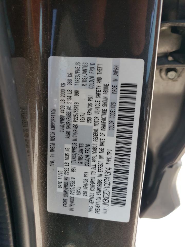 JM3KE2DY1G0741314 2016 Mazda Cx-5 Gt