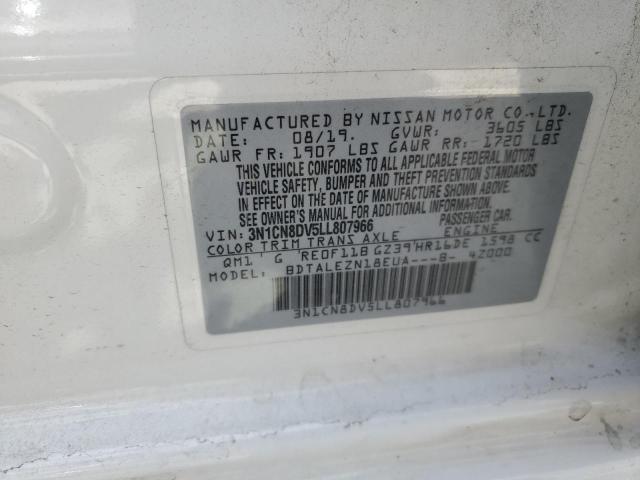 3N1CN8DV5LL807966 Nissan Versa S 12