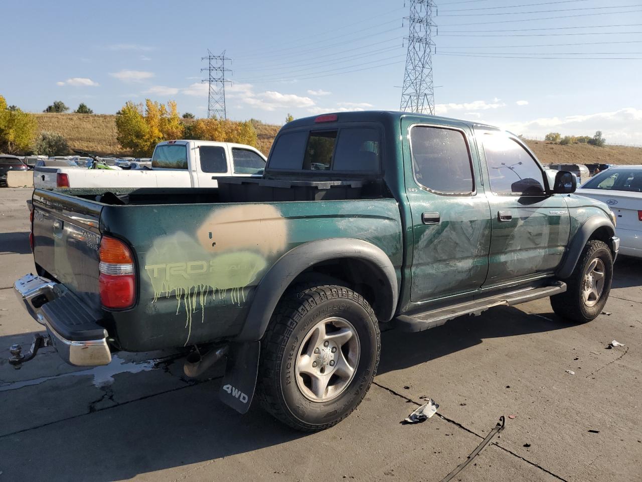 2001 Toyota Tacoma Double Cab VIN: 5TEHN72N71Z760398 Lot: 76258794