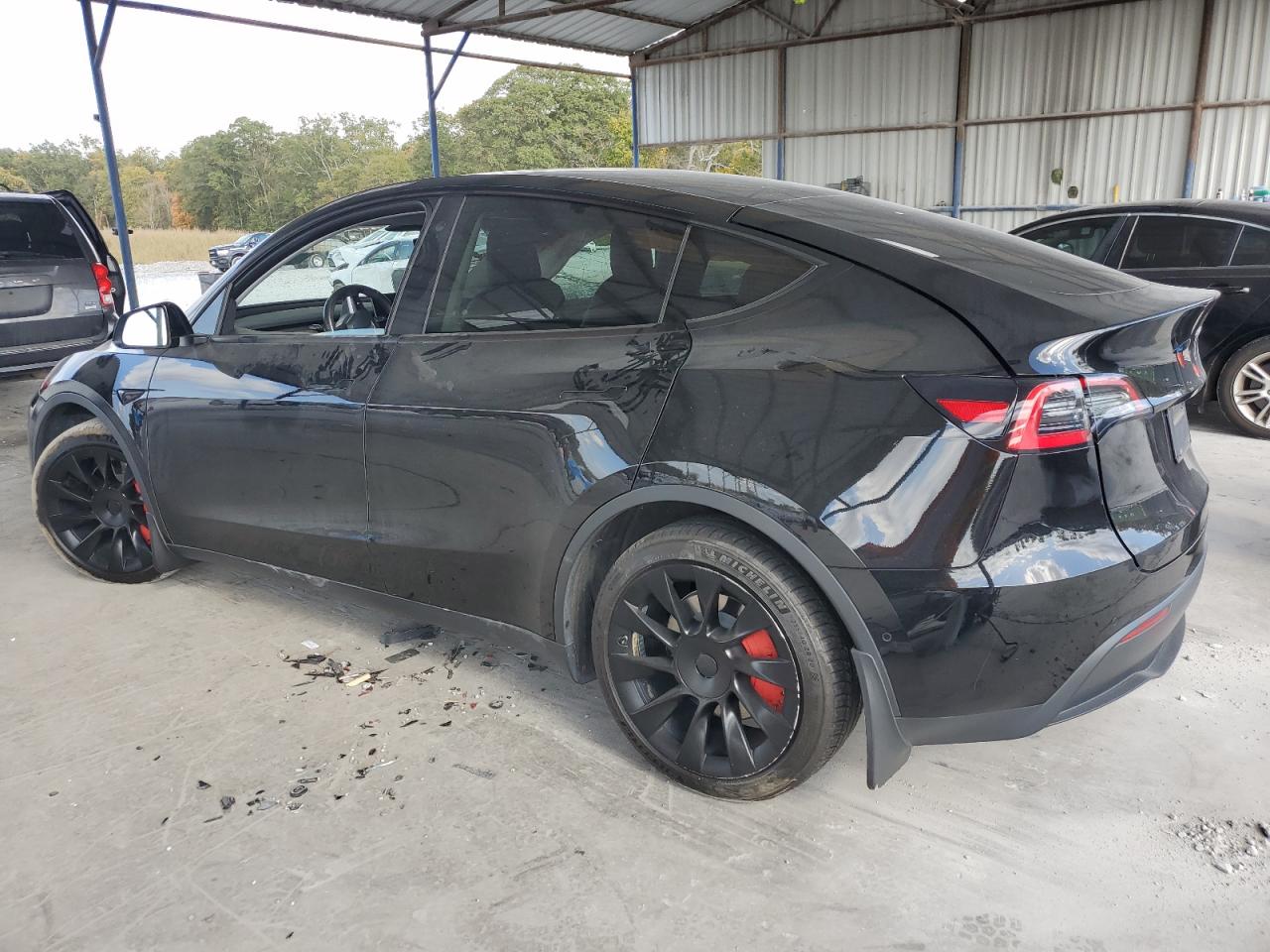 VIN 5YJYGDEE8MF136717 2021 TESLA MODEL Y no.2