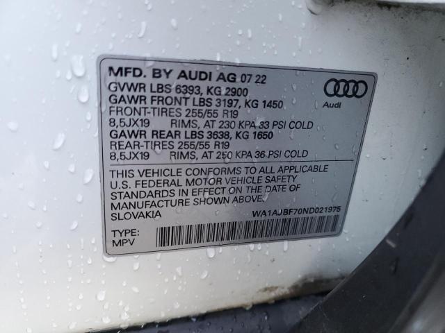 WA1AJBF70ND021975 Audi Q7 PREMIUM 13