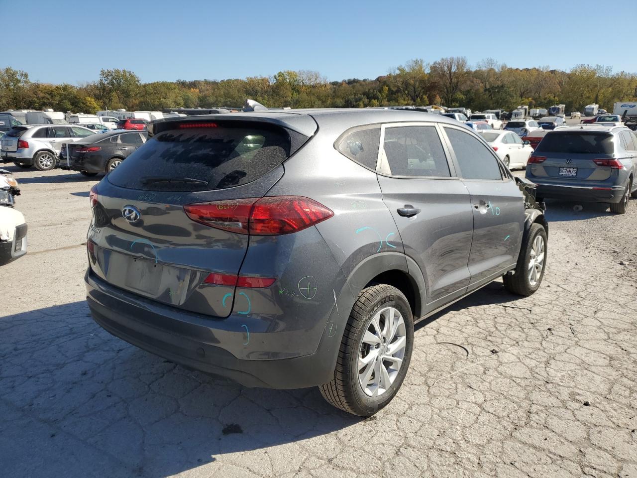 2019 Hyundai Tucson Se VIN: KM8J23A49KU990977 Lot: 76082074