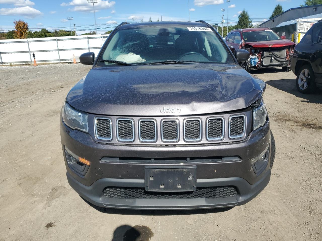 2018 Jeep Compass Latitude VIN: 3C4NJDBB2JT256105 Lot: 74916394