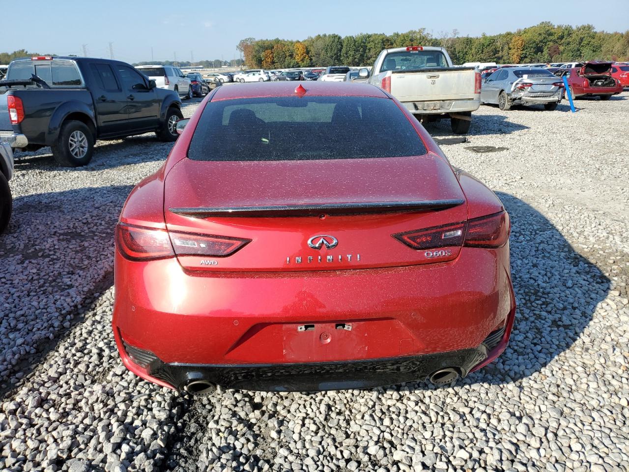 2020 Infiniti Q60 Red Sport 400 VIN: JN1FV7EL3LM460437 Lot: 78080804