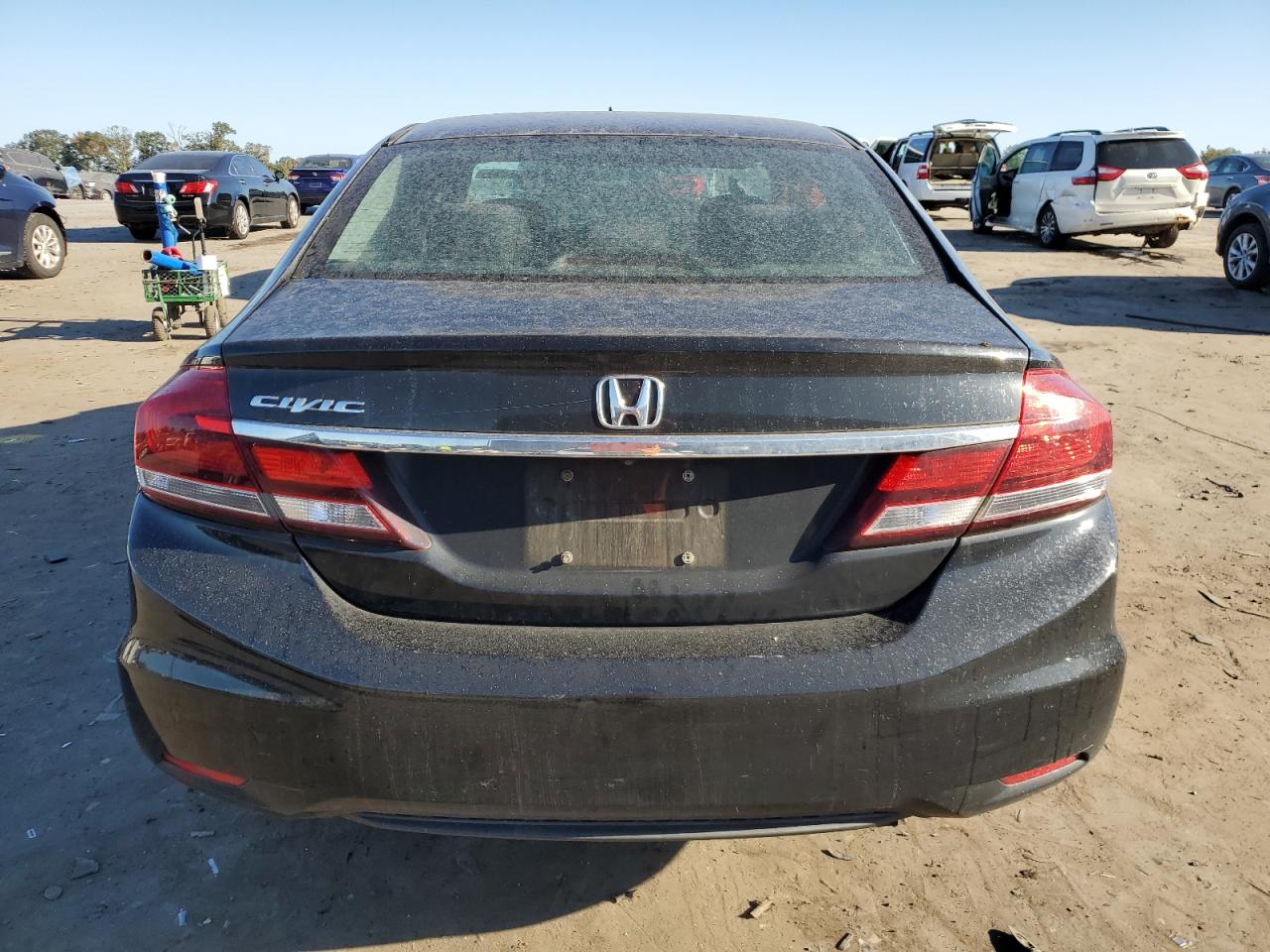 2013 Honda Civic Lx VIN: 2HGFB2F58DH597792 Lot: 74563154