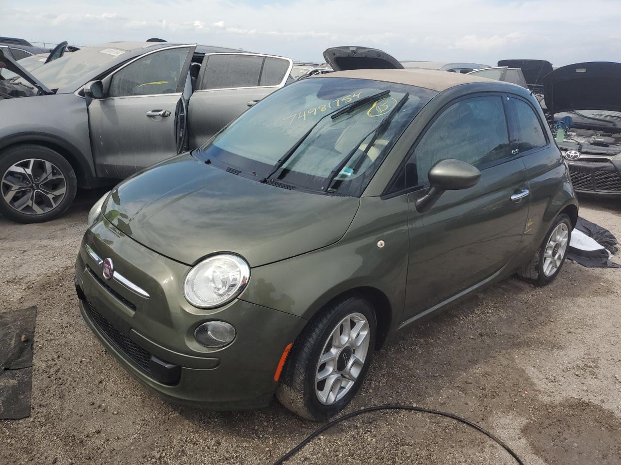 2013 Fiat 500 Pop VIN: 3C3CFFDR2DT668032 Lot: 74981754