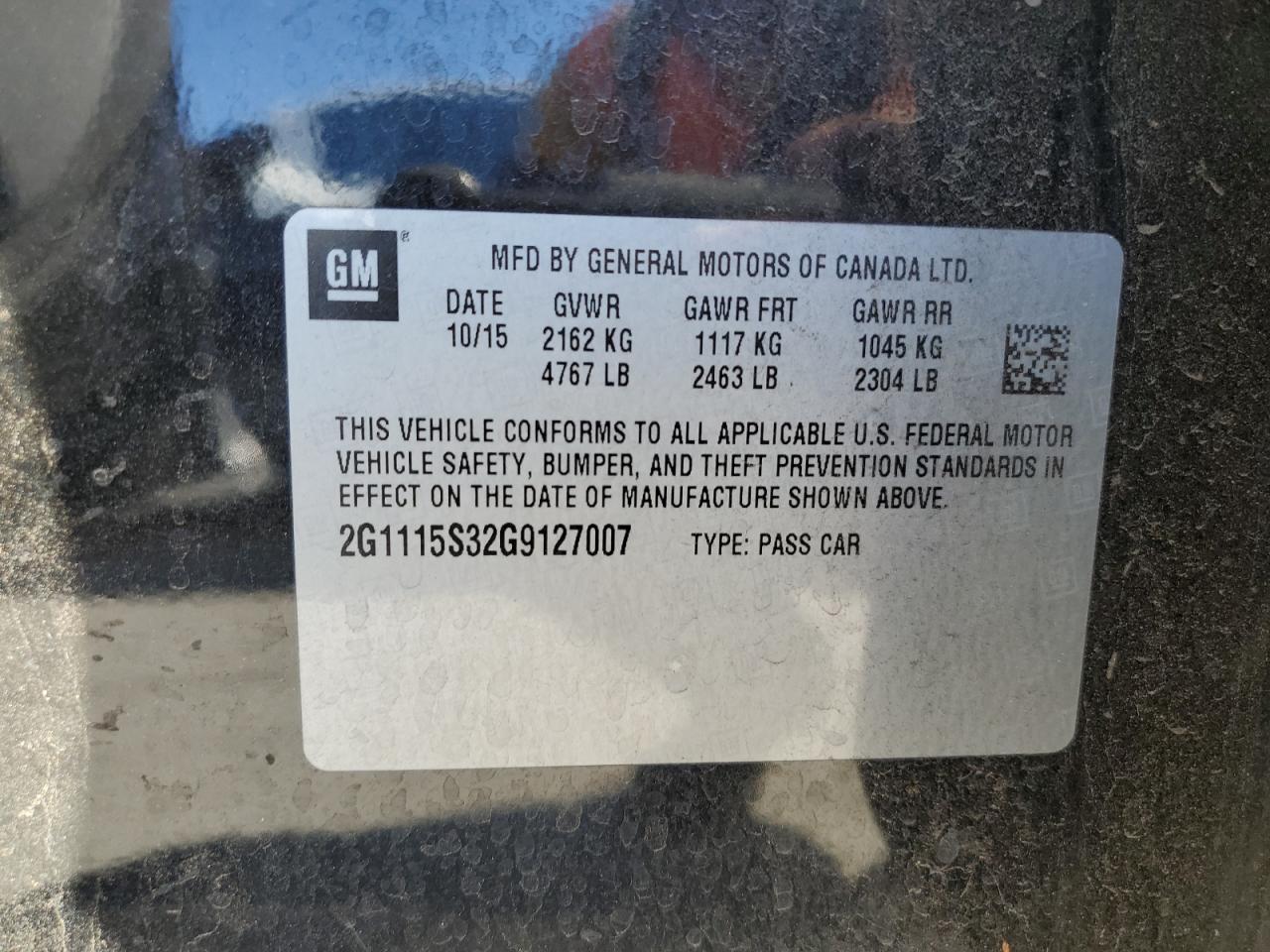 2016 Chevrolet Impala - Image 12