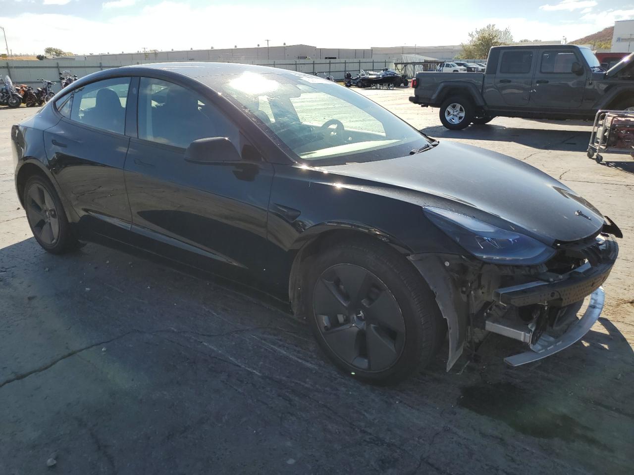 VIN 5YJ3E1EA6NF331079 2022 TESLA MODEL 3 no.4