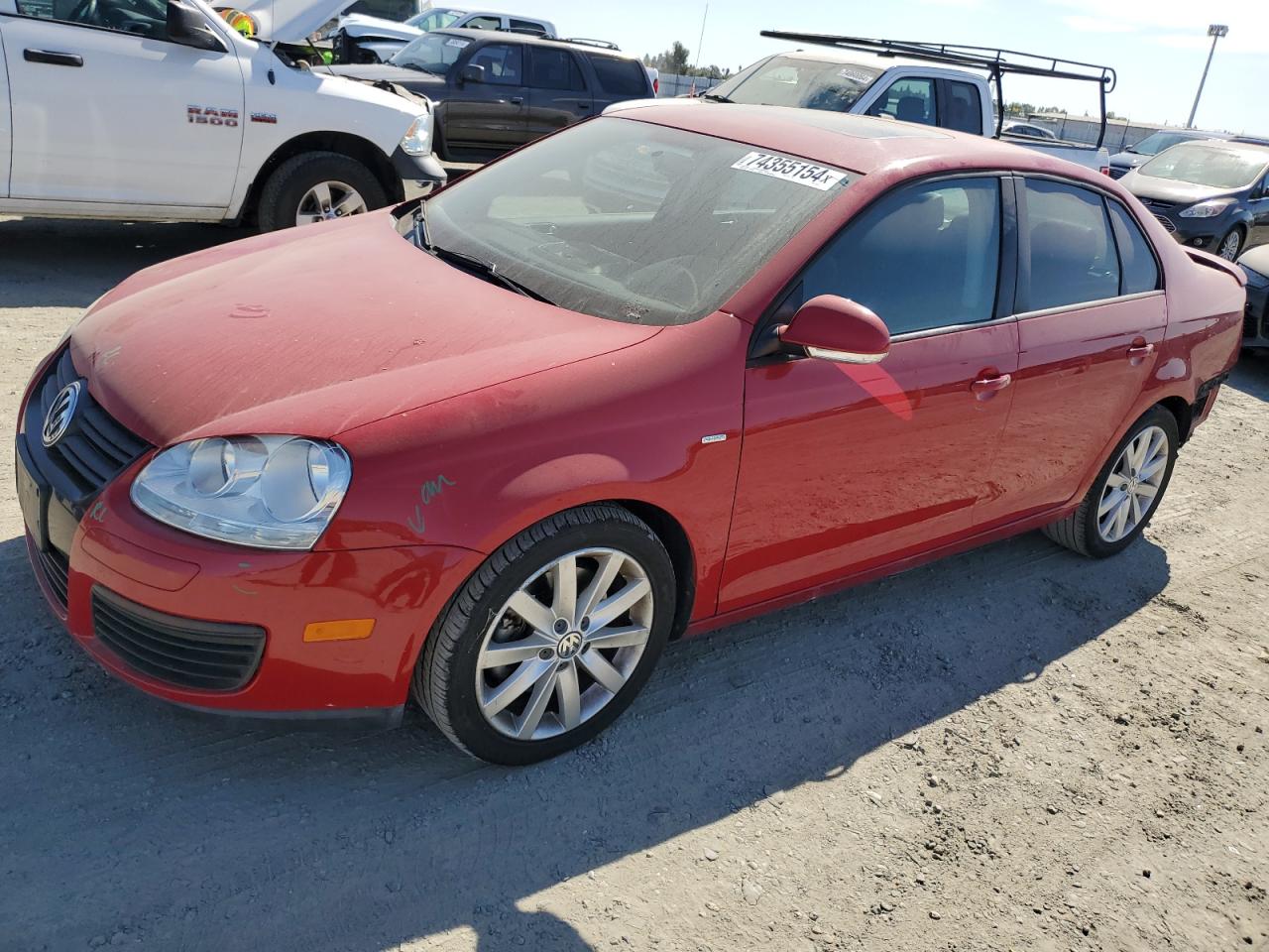 2010 Volkswagen Jetta Wolfsburg VIN: 3VWRA7AJ3AM076327 Lot: 74355154