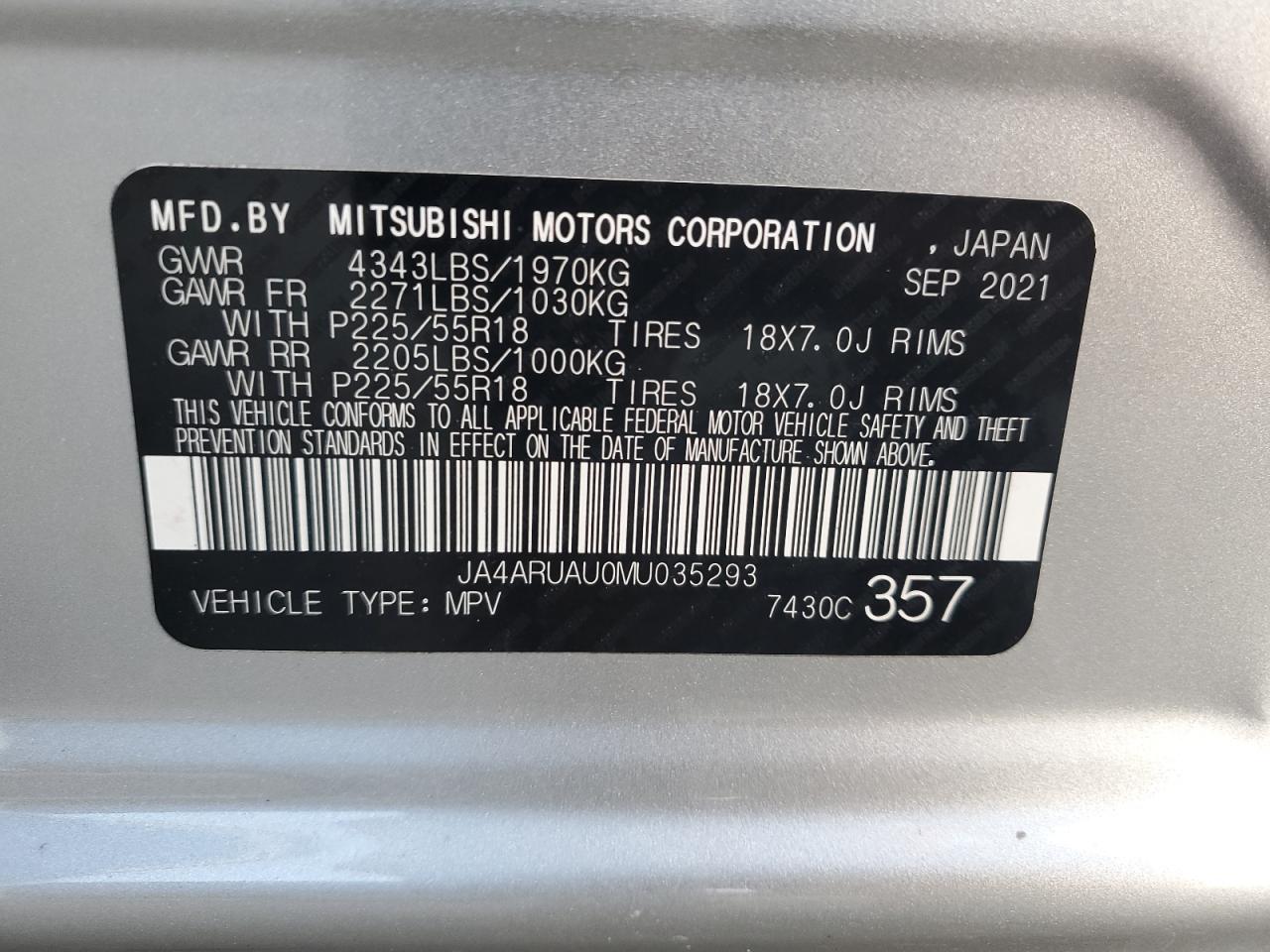 2021 Mitsubishi Outlander - Image 12