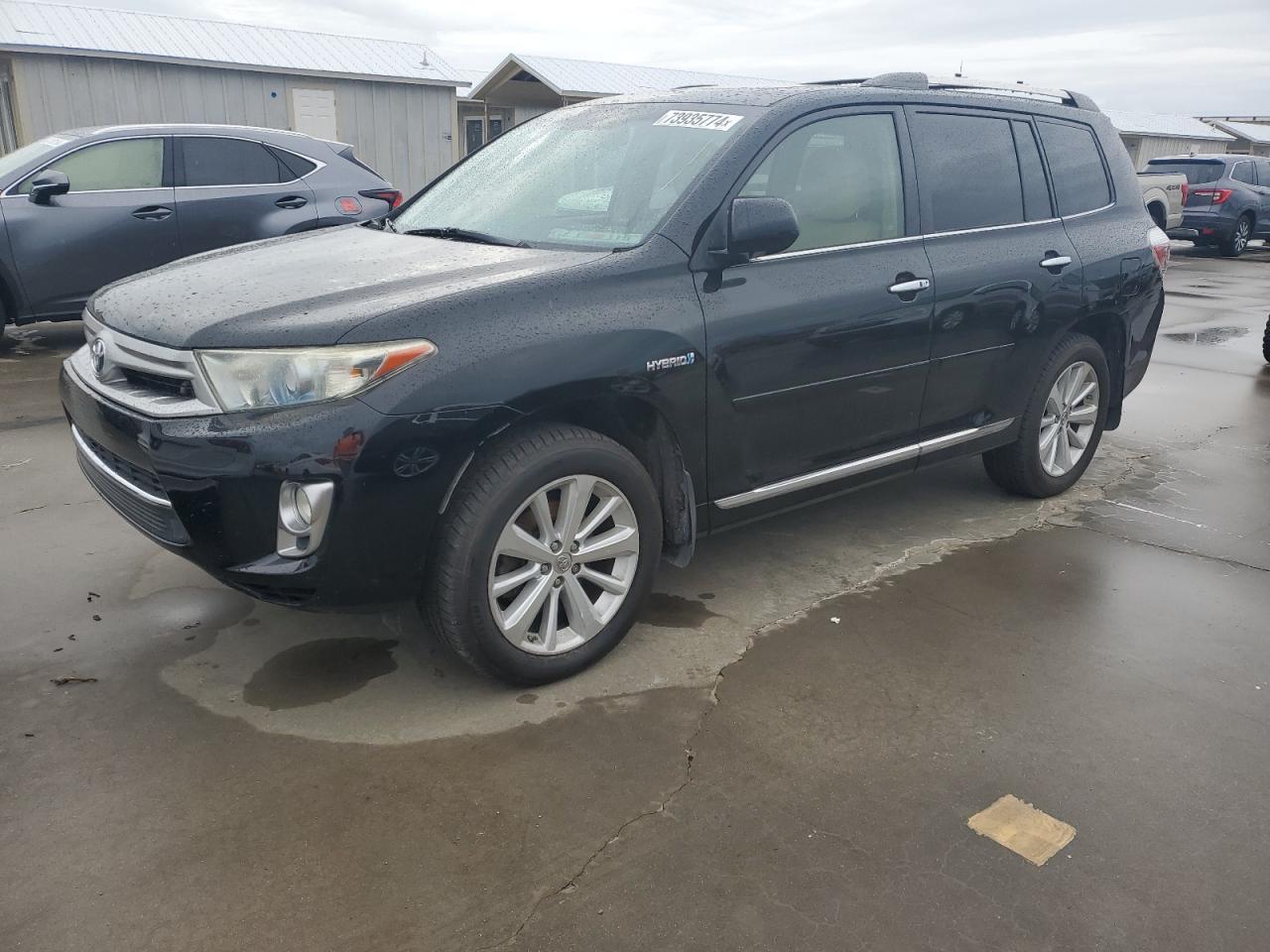 2012 Toyota Highlander Hybrid Limited zu verkaufen in Fort Pierce, FL - Water/Flood