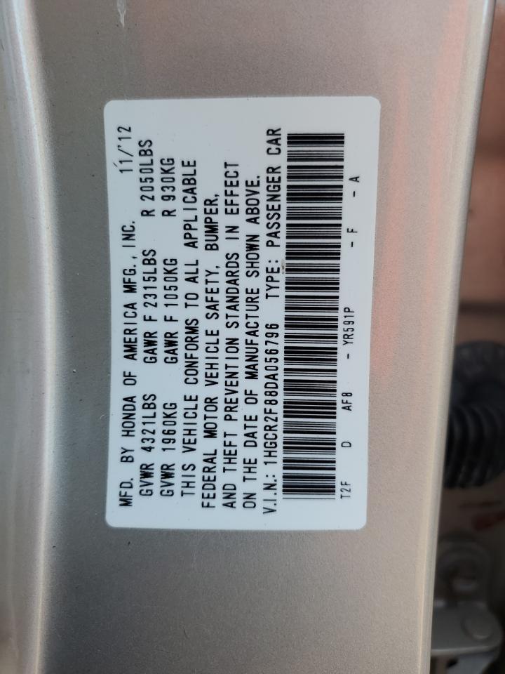 1HGCR2F88DA056796 2013 Honda Accord Exl