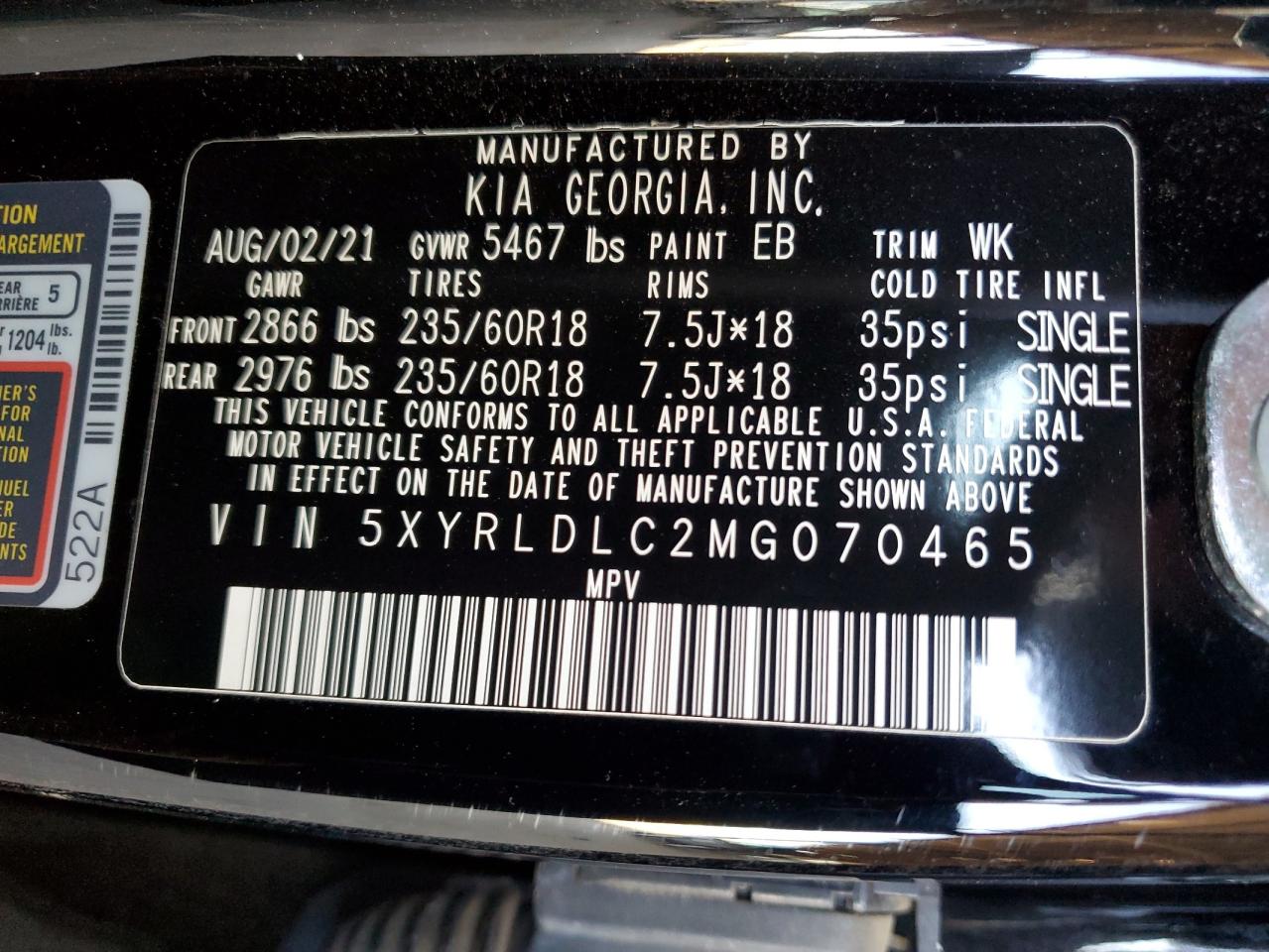 2021 Kia Sorento - Image 12