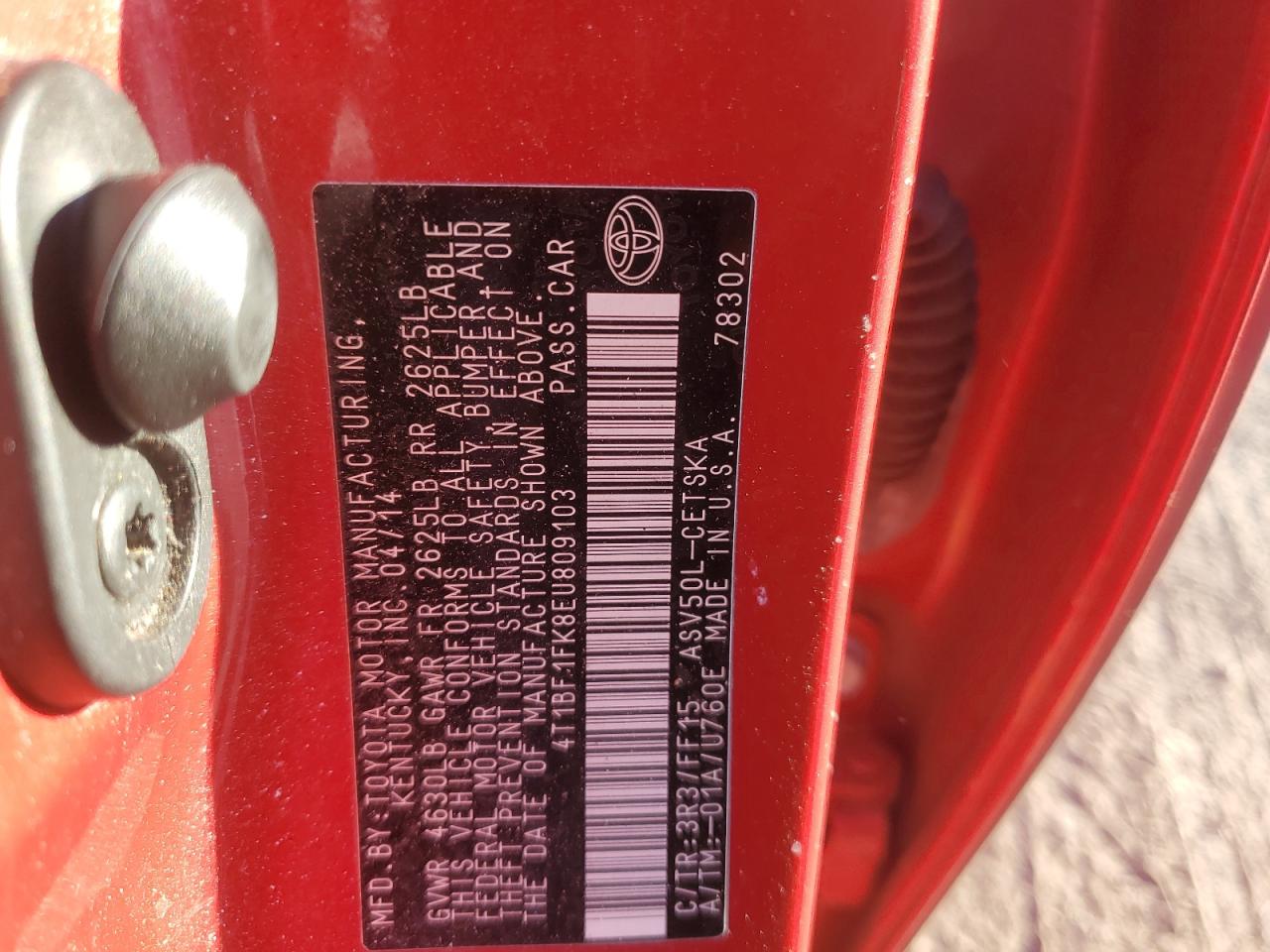 2014 Toyota Camry - Image 12