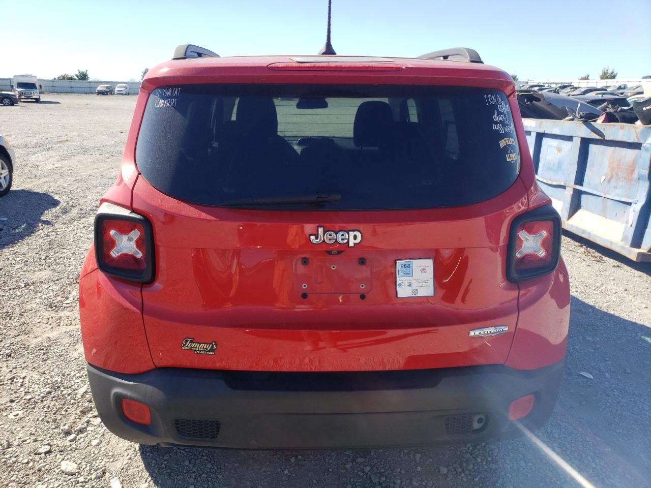 VIN ZACCJBBT0FPB57491 2015 JEEP RENEGADE no.6