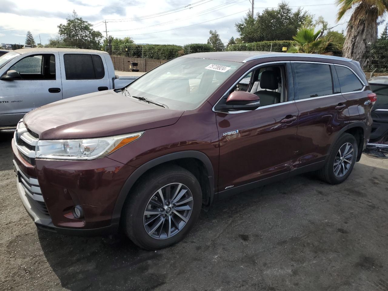 5TDJGRFH8KS072016 2019 TOYOTA HIGHLANDER - Image 1