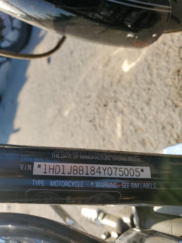 2004 Harley-Davidson Fxstdi VIN: 1HD1JBB184Y075005 Lot: 74950594