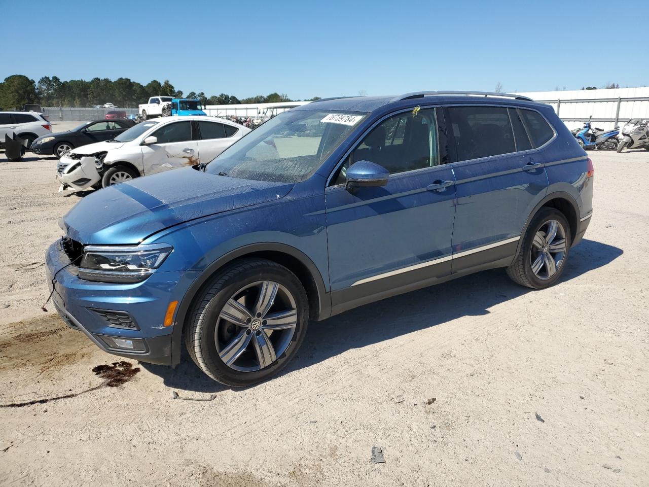 2018 Volkswagen Tiguan Sel Premium VIN: 3VV5B7AX2JM004684 Lot: 76739784