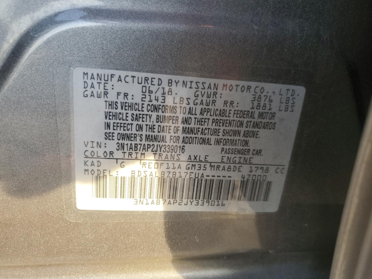 2018 Nissan Sentra - Image 14