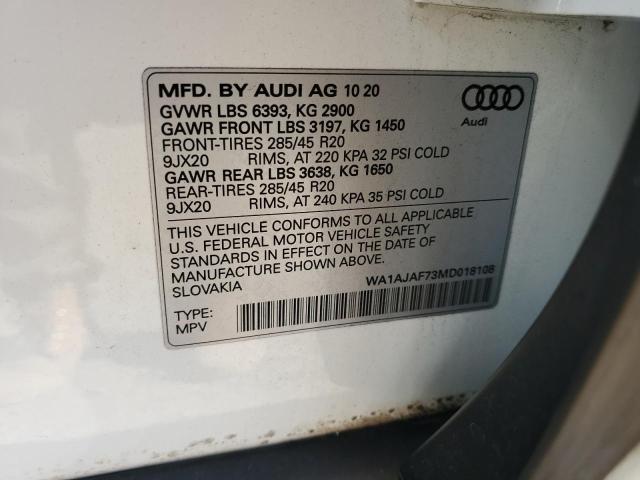 WA1AJAF73MD018108 Audi Q7 PREMIUM 13